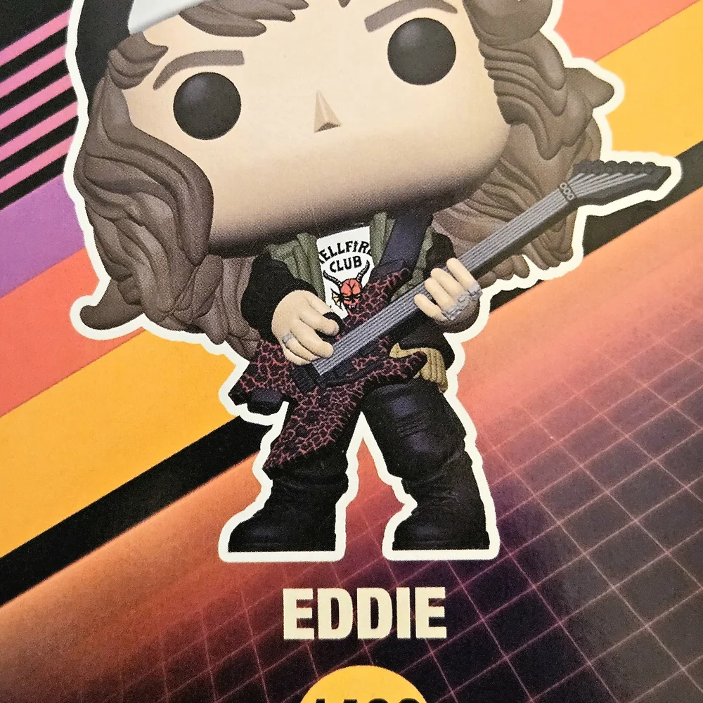 Funko Pop Stranger Things Eddie Figure #1462 - Picture 3 of 3